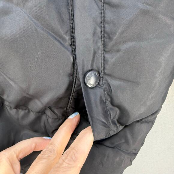 Castle X Raceware Puffer Coat Youth XL Black Hidden Hood Snowmobile Jacket - Picture 10 of 13